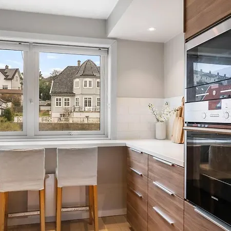 Apartman Scandinavian Style Apartement! Balcony And Stunning Views! Bergen