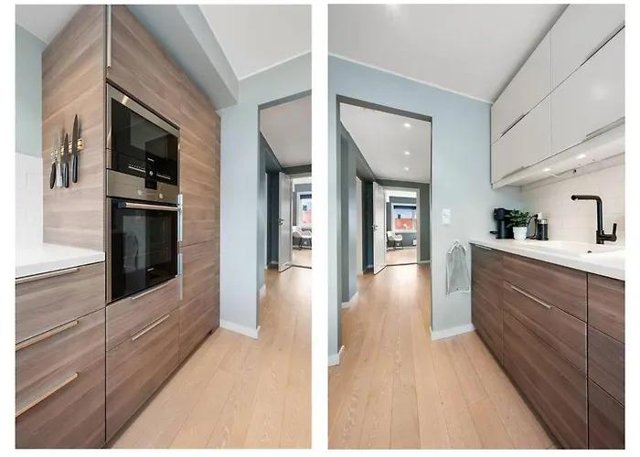 Scandinavian Style Apartement! Balcony And Stunning Views! * ברגן